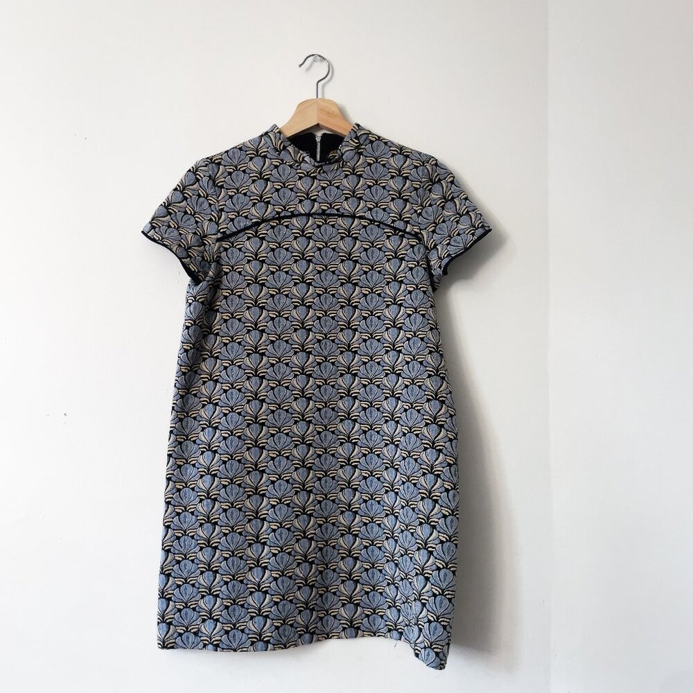 ZARA JACQUARD MINI DRESS